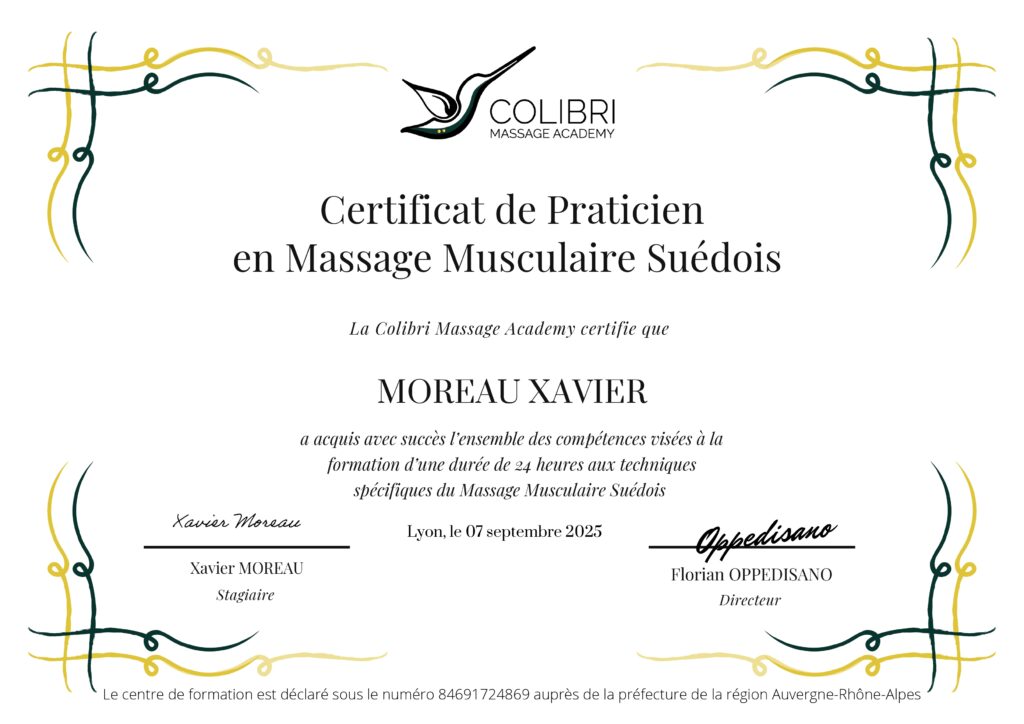 massage musculaire
